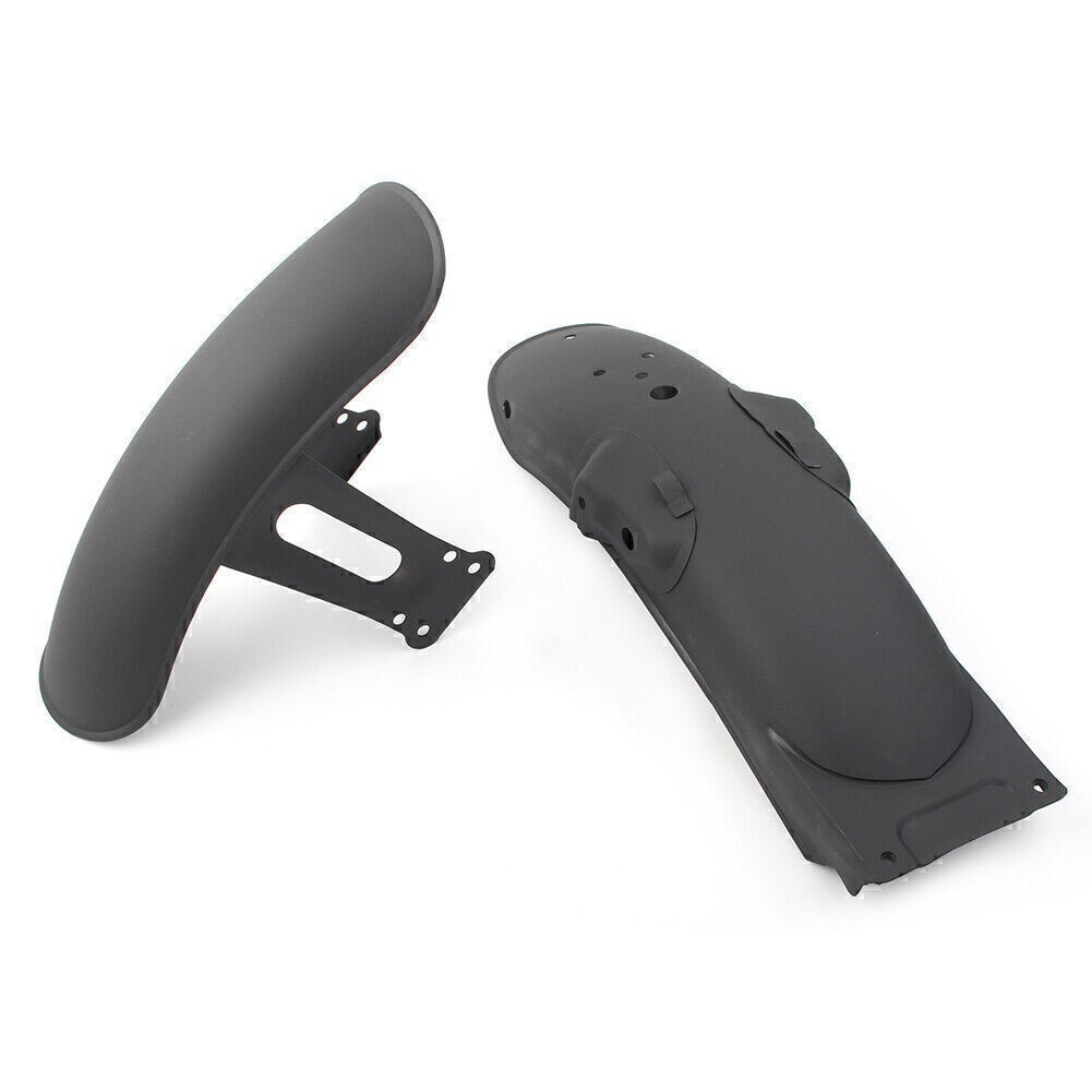 Black Metal Front+Rear Fender Mudguard Cover For Cafe Racer Retro CG125