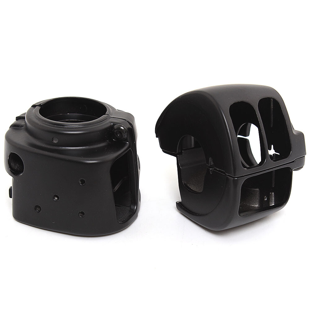 Black Handlebar Control Switch Housing Covers For Harley Sportster XL 1996-2013