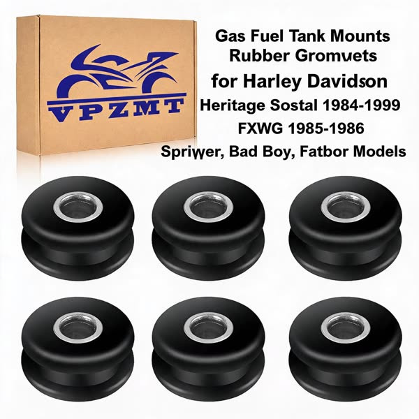 Gas Fuel Tank Mounts Rubber Grommets forHarley Davidson Heritage Softail 84-1999