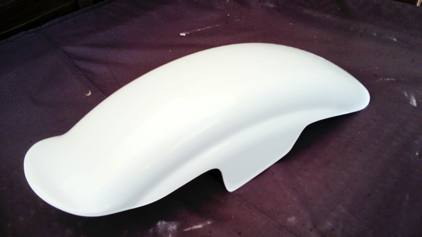 harley rear mudguard smooth no rib sportster fibreglass uk chopper bobber