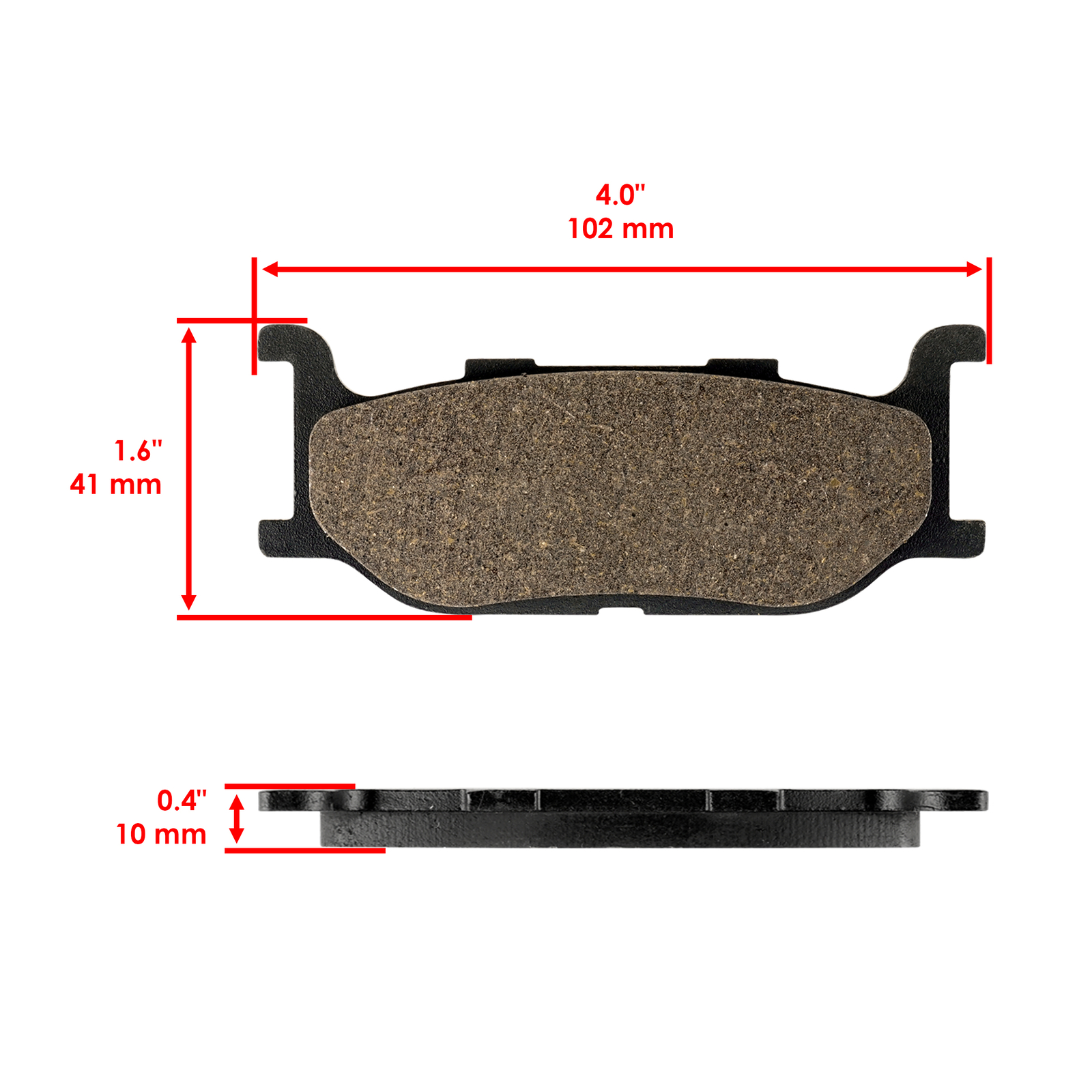 Front Rear Brake Pads for Yamaha XV1600 Road Star 1600 1999-2003 Front Rear Pads