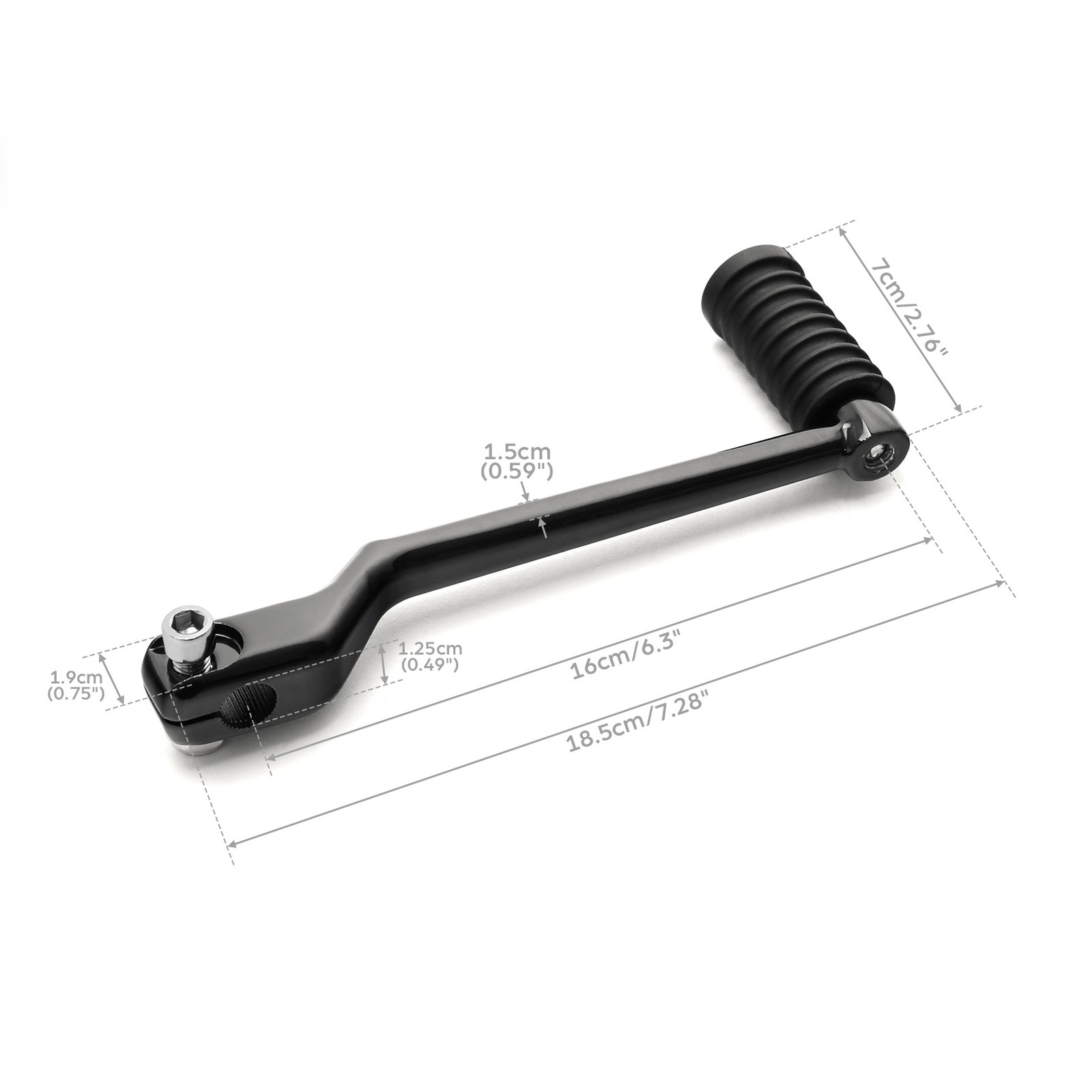 Left Front & Rear Heel Toe Shift Lever Pedal Fits For Harley FL Softails 1986-UP