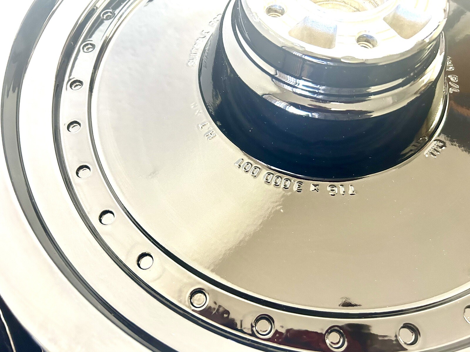 Harley Davidson Fat Boy Wheels 2000-2006 Black Gloss 0em W/ Rotor