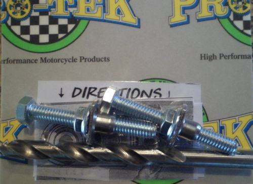 Pro-tek Chain Adjuster Bolt Repair KX65 KX80 KX85 KX100 KX112 Swing Arm 2 Bolt