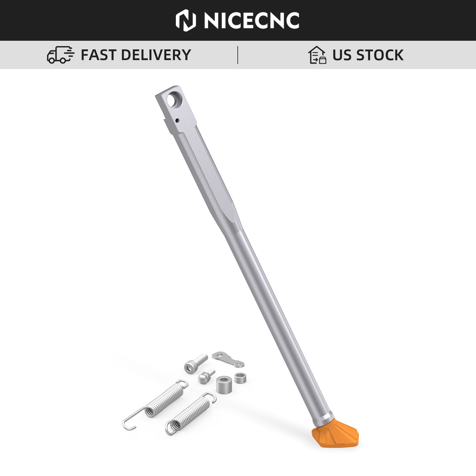 For KTM 250 EXC 1998-2007 Side Stand Kickstand Forged Aluminum + ABS Plastic New