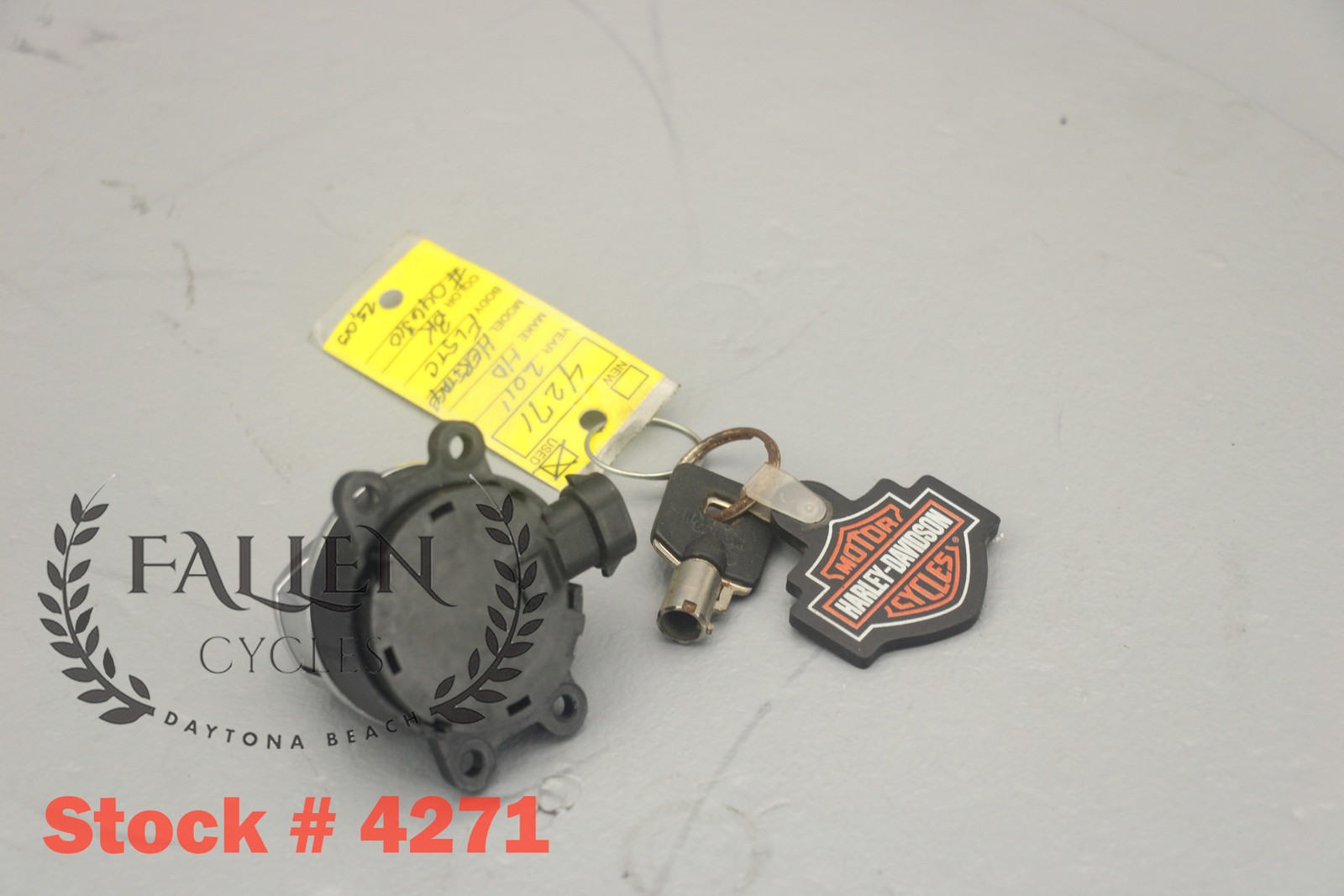 2011 Harley Softail Ignition Switch Knob Assembly + KEY VIDEO #4271