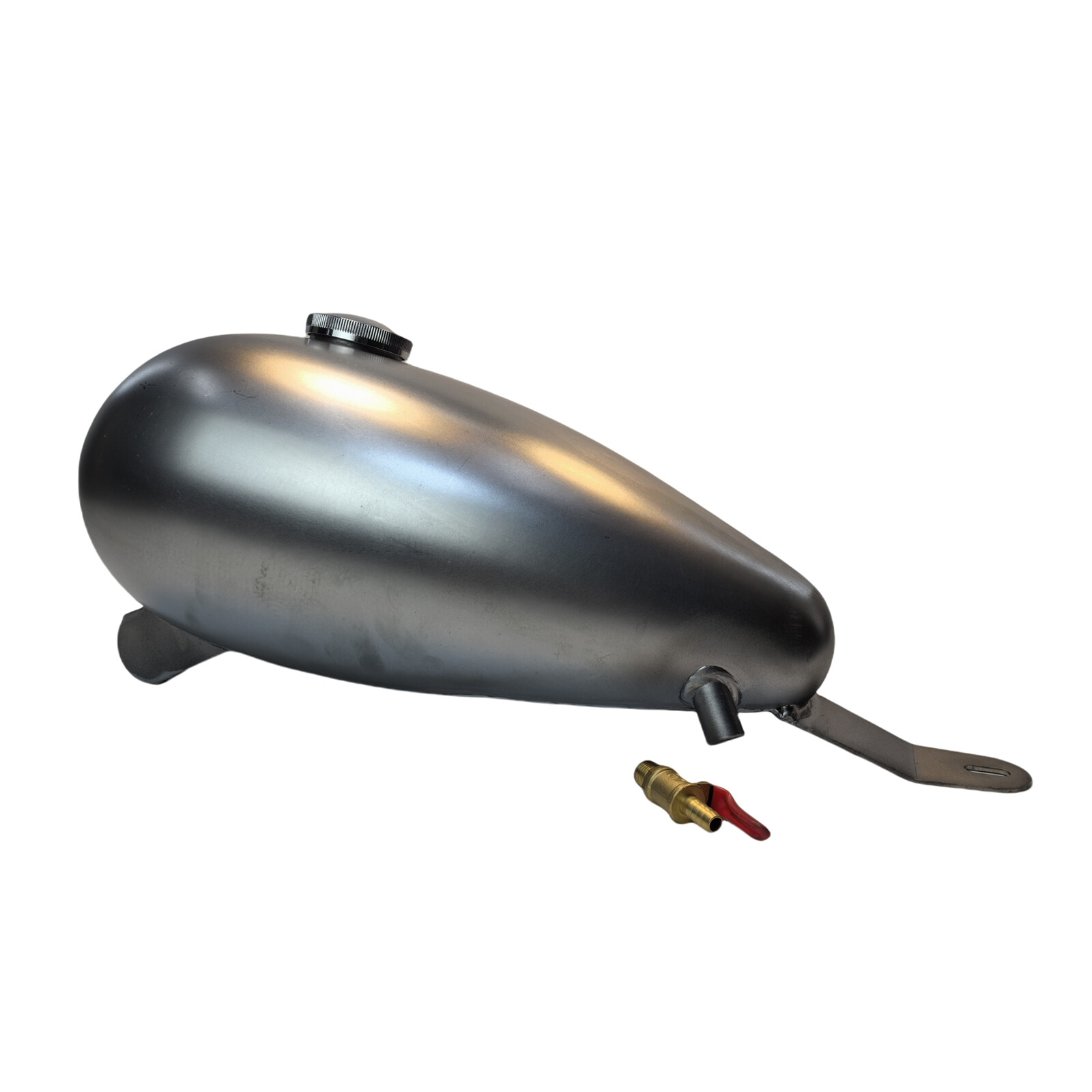 Motorcycle Petrol Gas Fuel Tank With Oil Cap For YAMAHA XV250 Silver