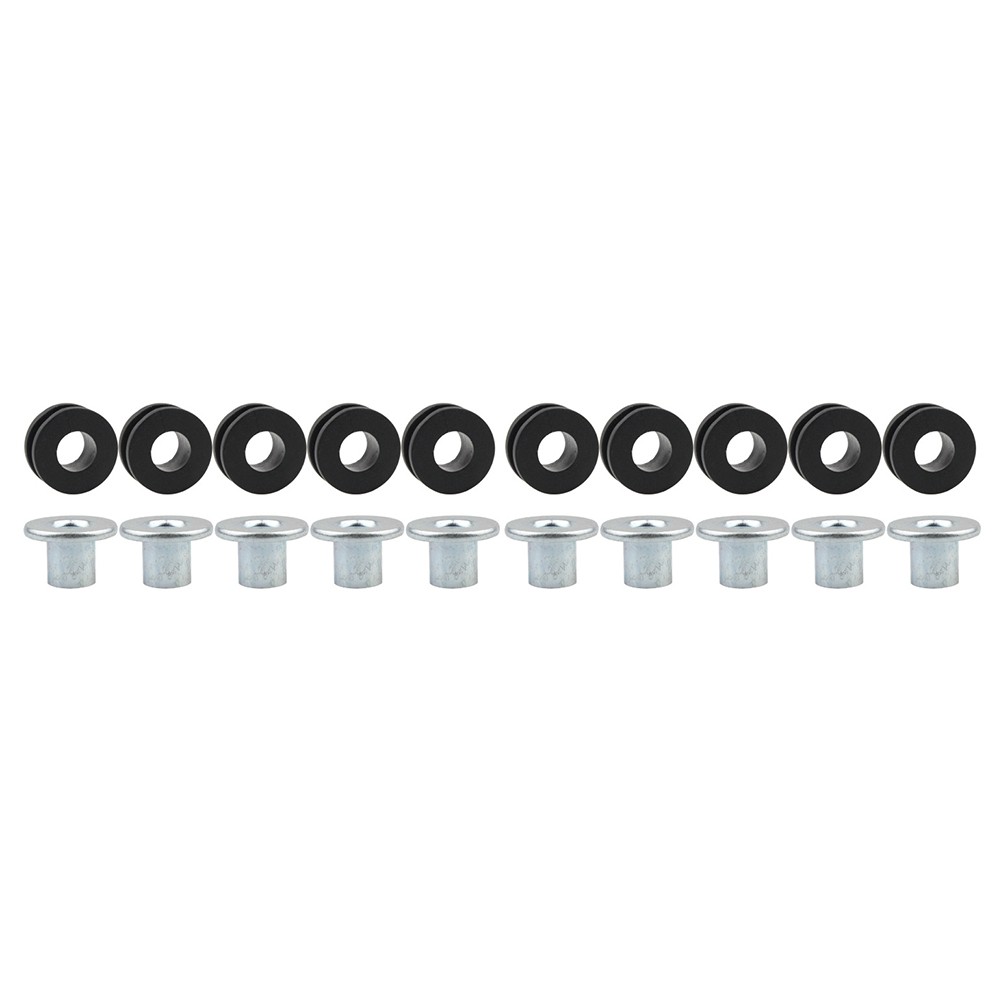 10× Fairing Rubber Grommets Bolt Pressure Relief Cushion Shockproof Motorcycle