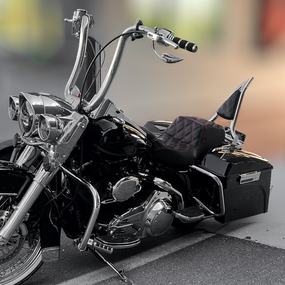 For Harley Street Glide Special FLHXS 2014-2023 Step Up Thicker Seat Cushion