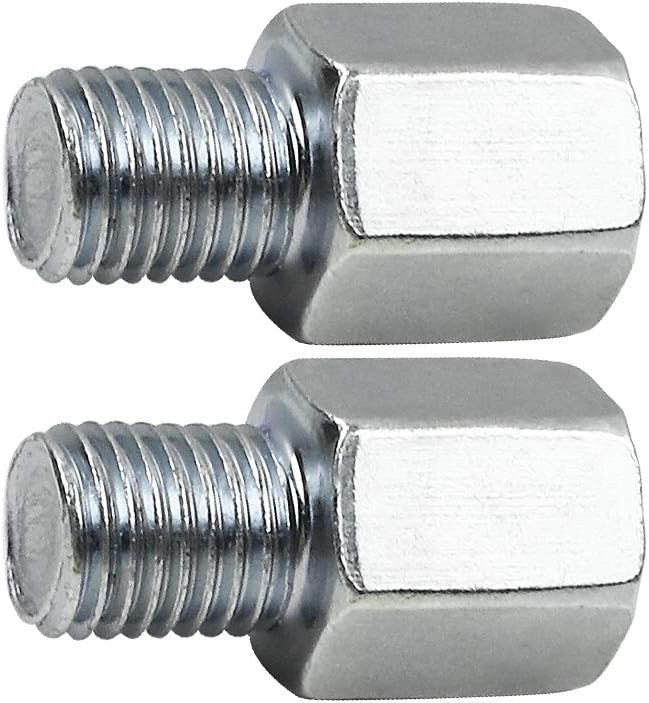 Easy-Install M10 to M8 Motorcycle Mirror Adapters – Enhanced Stability Pack of 2