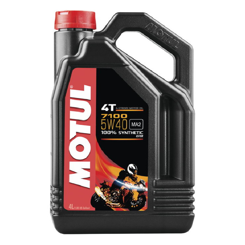 Motul 7100 4T Synthetic Engine Oil Unisex 4L 5W-40 Performance Motorcycle