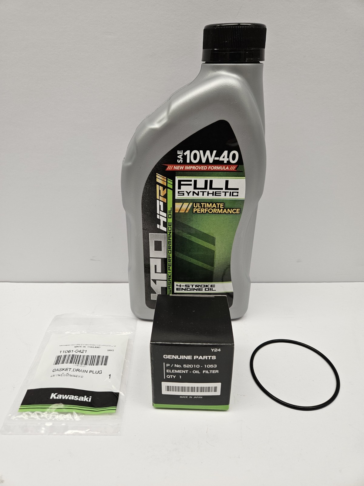 OEM Kawasaki KLX110/KLX140/Z125 Full Synthetic Oil Change Kit