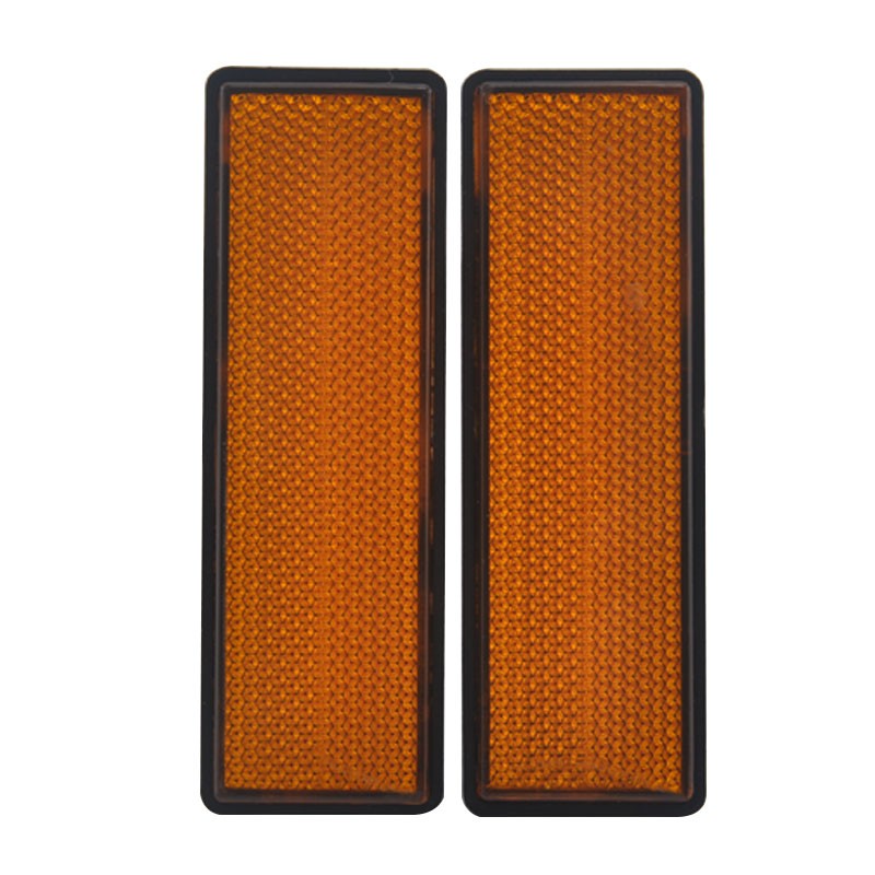 Motorcycle Universal Yellow Front Fork Leg Reflectors for Ducati Dirt Bikes ATV