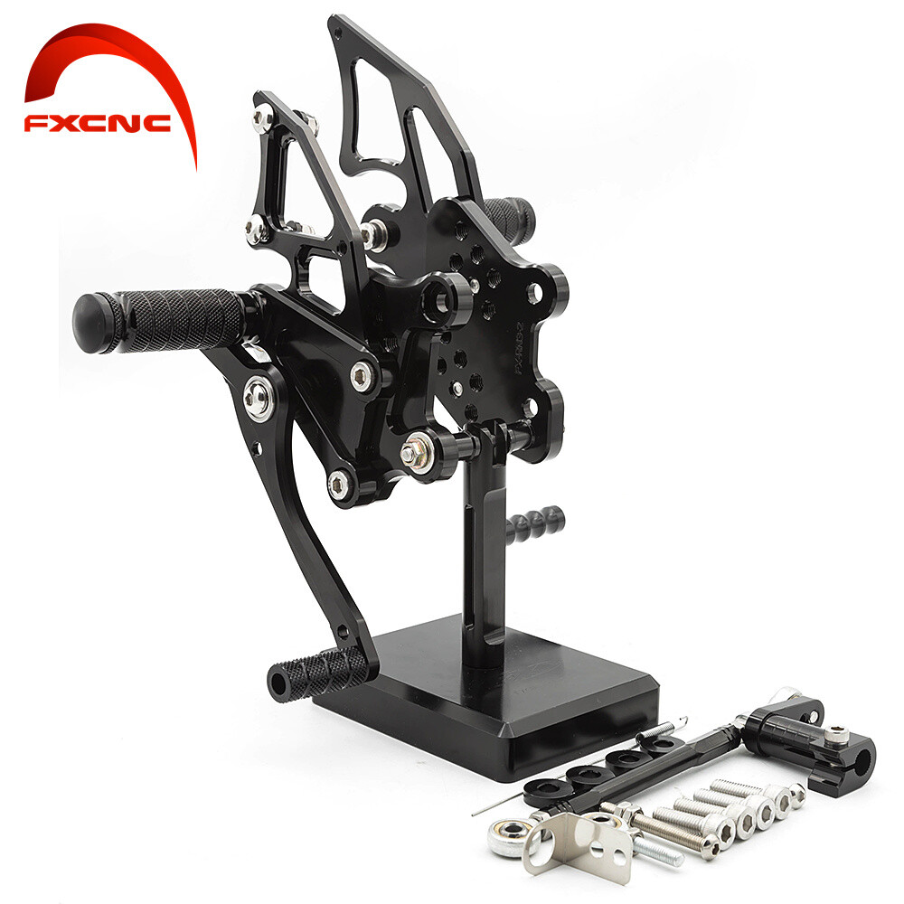 For Yamaha R25 2014-2018 2019 2020 CNC Rearset Footrest Footpegs Foot Pedals GP