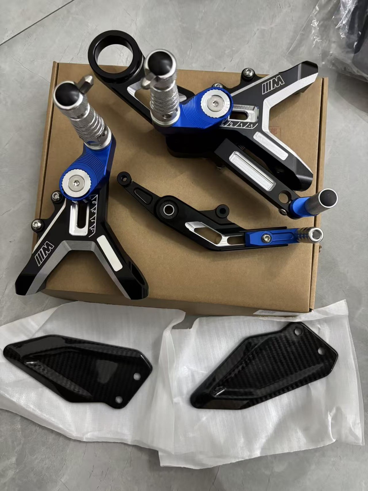 M Rearsets Rider Footpegs 2025 M1000RR Motorrad For BMW S1000RR 2019-2024 NEW