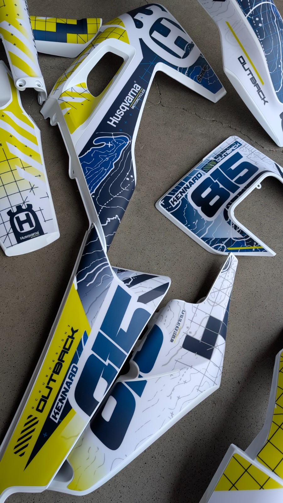 Plastics + Graphics Husqvarna TE FE 2020 2021 2022 2023