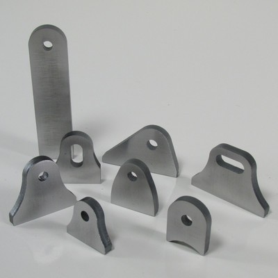 BILLET PROOF 1/4” Thick Mild Steel Slotted Mounting Tab for Fabricators Builders