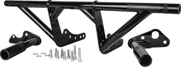 Burly Brawler Crash Bar Kit Black #B10-3012B Harley Davidson Softail