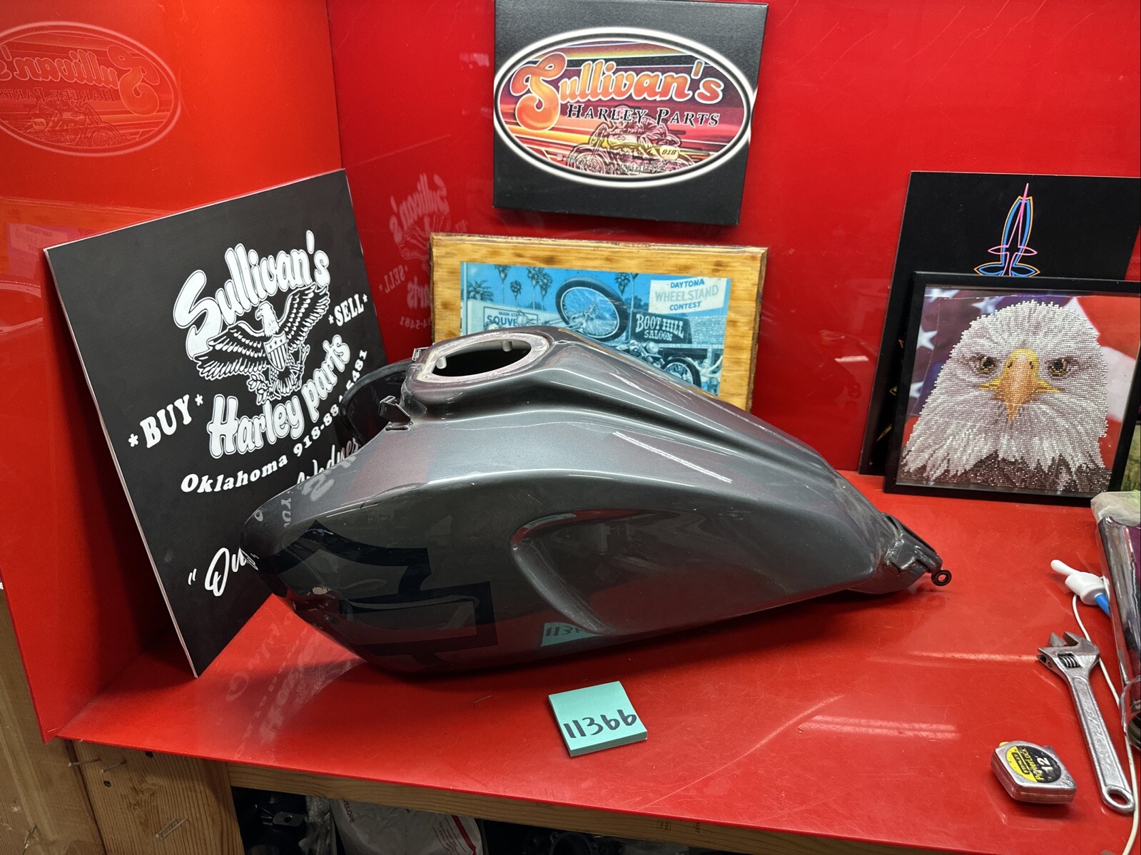Harley Pan America Gas Fuel Tank One Dent Left Front 1250 Panamerica Blem Oem