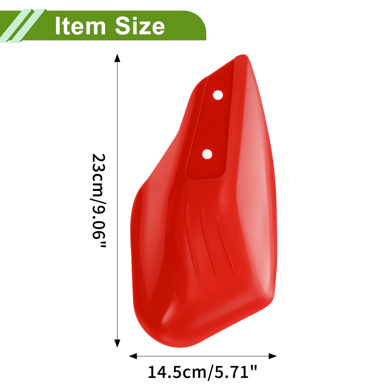 1 Set Universal Hand Guard Motorcycles Knuckle Guard Protector Red PP Plastic