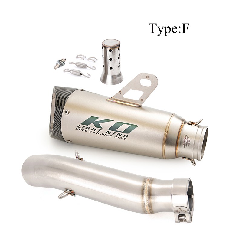 Slip On For Honda CB300R CB250R 2018-2025 CBR300R Exhaust Mid Link Pipe Muffler