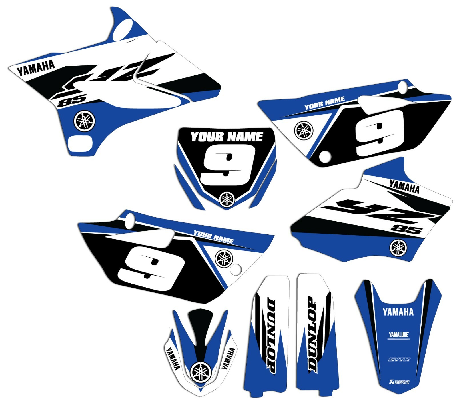 Yamaha Yz 85 Graphics Deco Decal Kit Fits Year 2015 2016 2017 2018 2019 2020 ST1