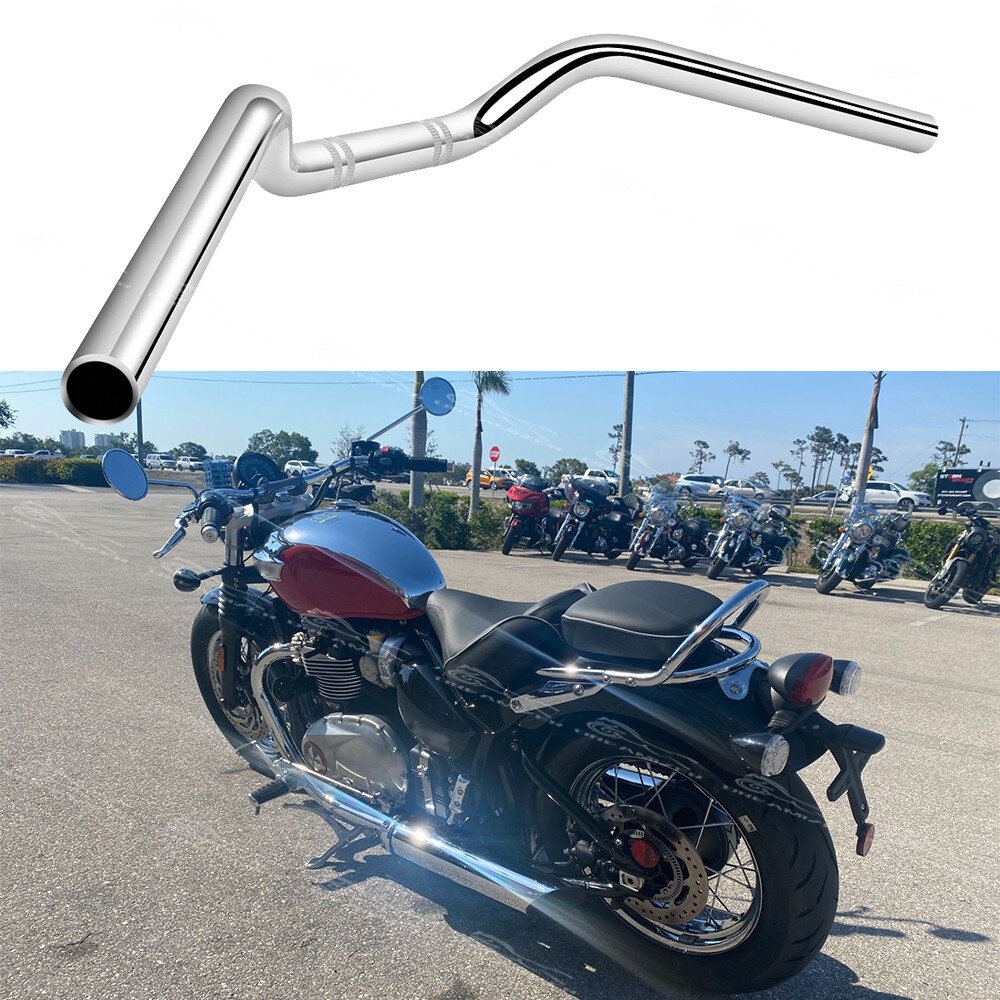 Motorcycle 1″ 25mm Handlebar Tracker Drag Bar For Triumph Bonneville Speedmaster