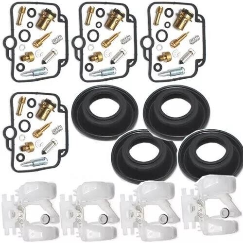 4X For Suzuki GSF1200S 1997-2000 Carburetor Repair Kit Rebuild Diaphragm Floats