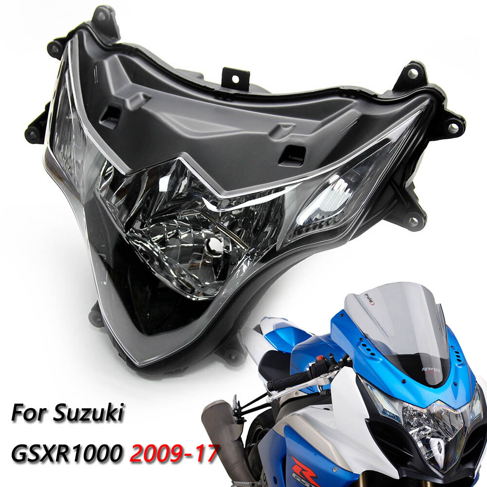 Clear Front Headlight Head Lamp Assembly Housing For SUZUKI GSX-R1000 2009-2016