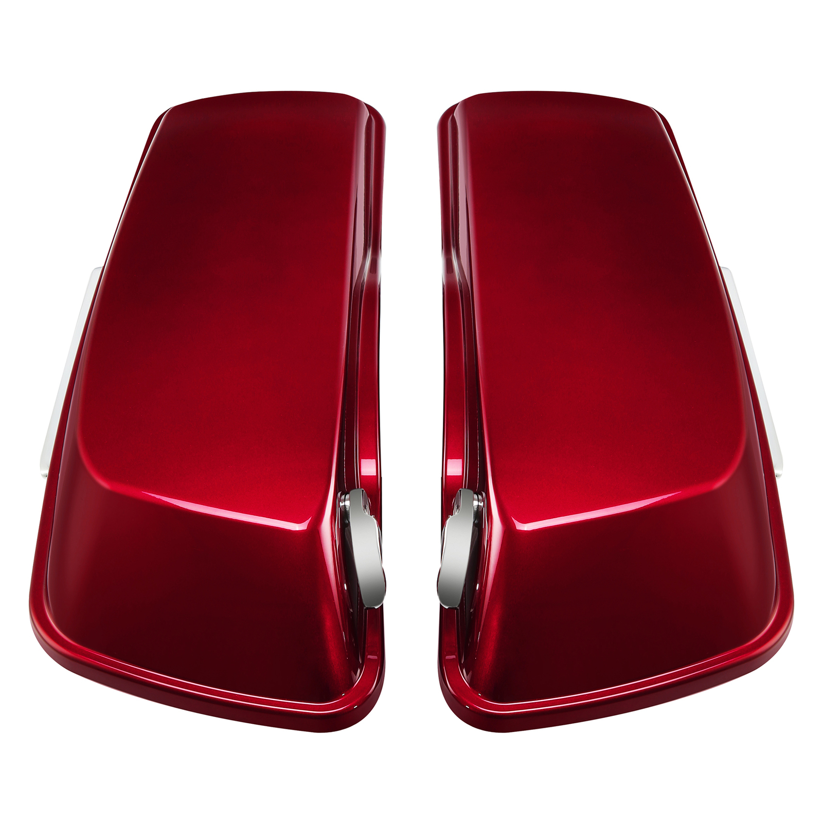 5″ Stretched Hard Saddlebags Fit For Harley Road Glide 14-23 Velocity Red Sunglo
