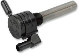 Golan Black Click-Slick 3/8″ NPT Downward Facing Fuel Petcock Harley 75-516D-BLK