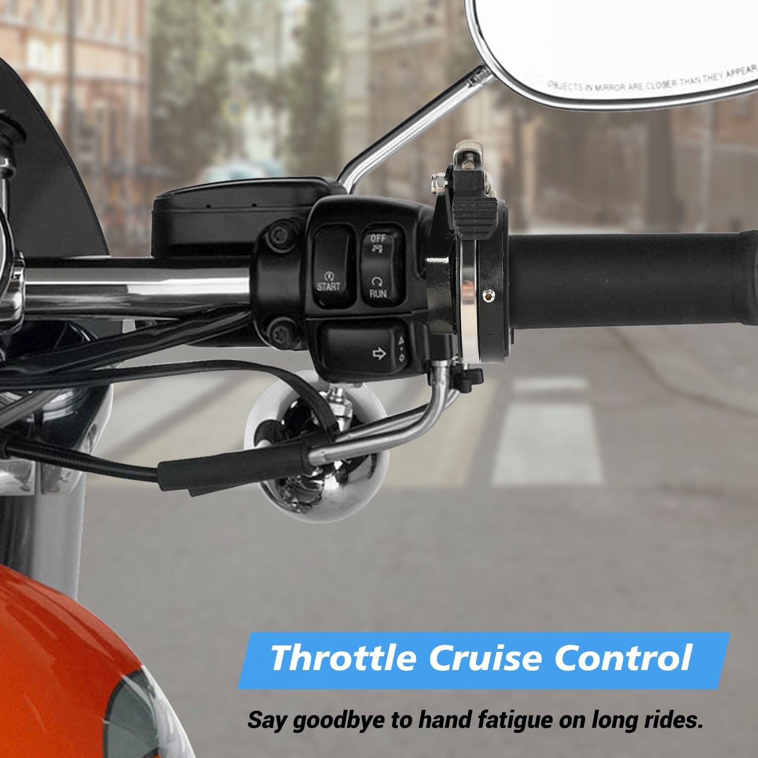 Motorcycle Cruise Control Throttle Lock Assist For Harley Touring Sportster Dyna