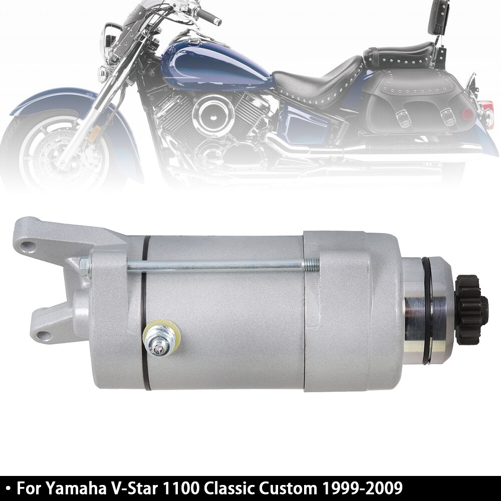 Starter for Yamaha VSTAR V-STAR 1100 Classic Custom Motorcycle 1999-2009