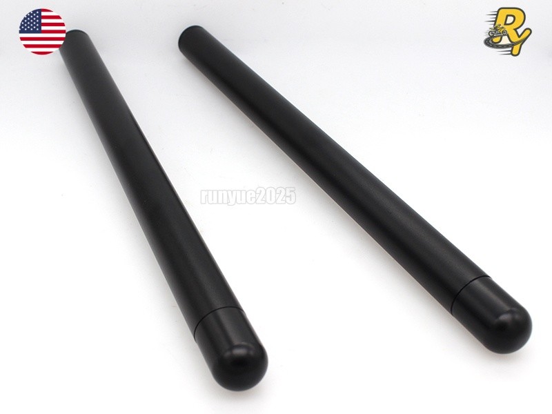 2 PCS 7/8″ Clip On Ons Replacement Handle Bar Handlebar Tube Aluminium Black US
