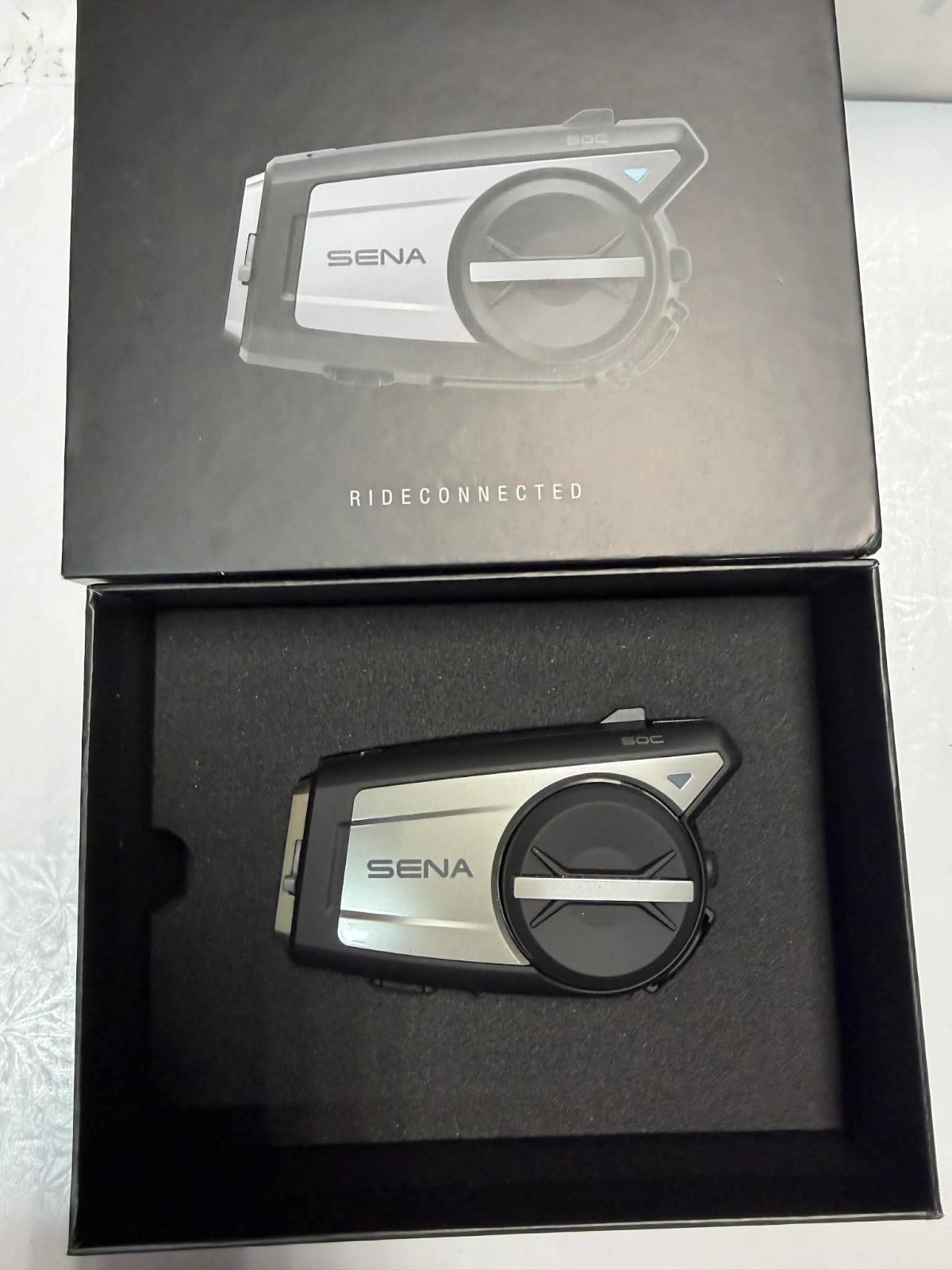 Sena 50C Motorcycle 4K Camera Bluetooth Mesh Intercom Harman Kardon-Original box