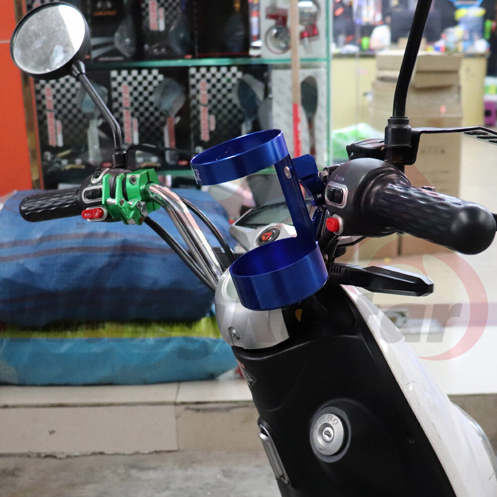 Handle Bar Water Bottle Cages Silver Water Bottle Holder For Motorcycle Scooter