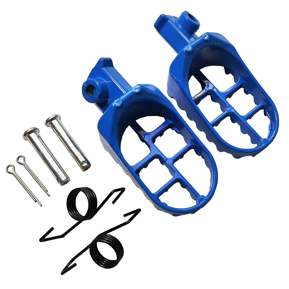 Blue Footrest Foot Peg Pedal For Motorcycle PW50/80 XR50/70 CRF50/70/80/100 Bike