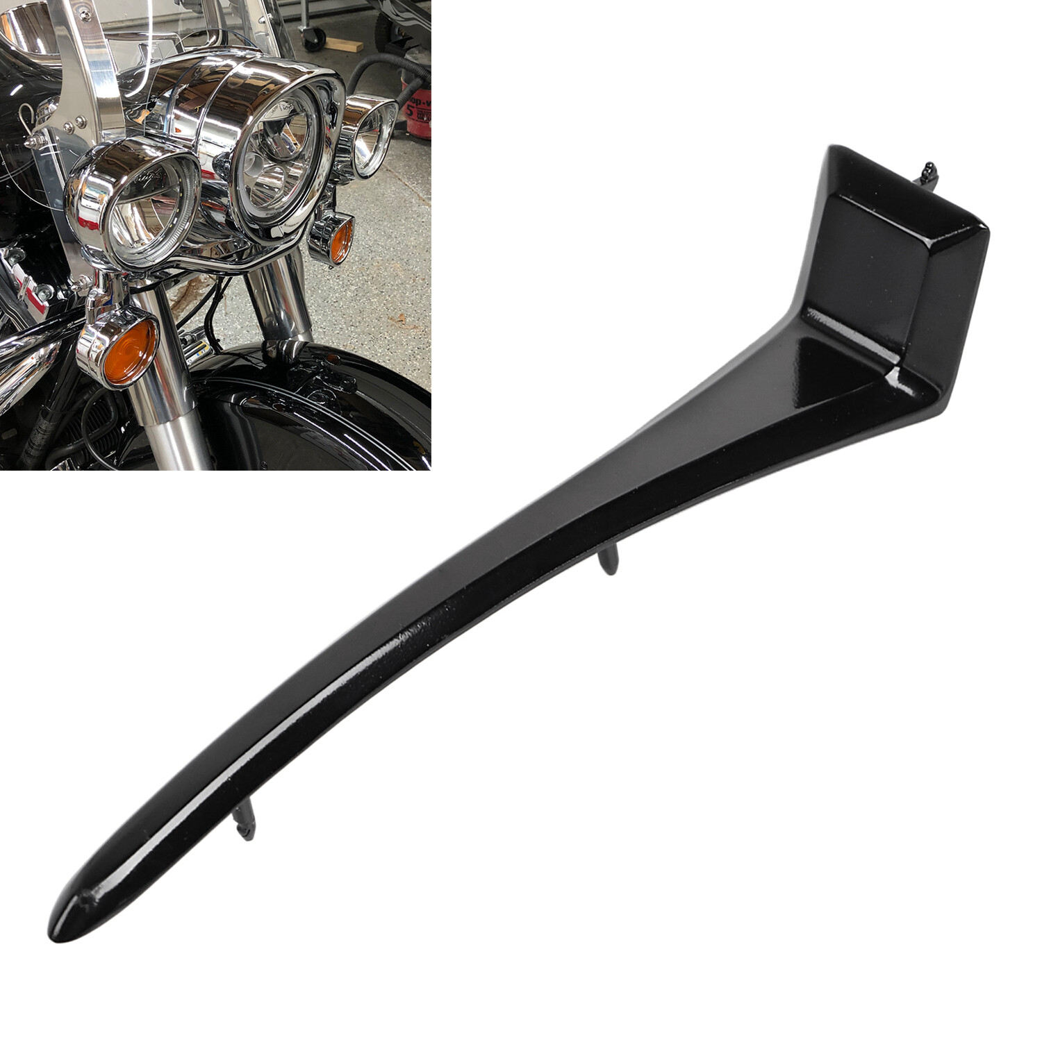 Zinc Alloy Top Headlight Cover Trim For Harley Road King FLHR Classic EFI FLHRCI