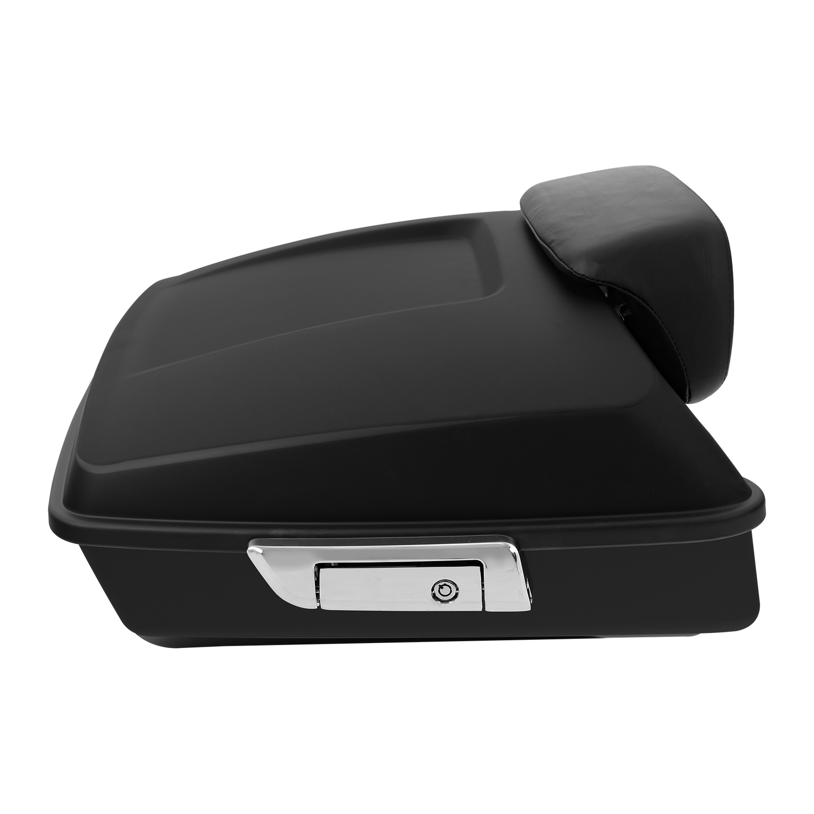 Matt Black Chopped Pack Trunk Pad Rack Fit For Harley Tour Pak Street Glide 14+