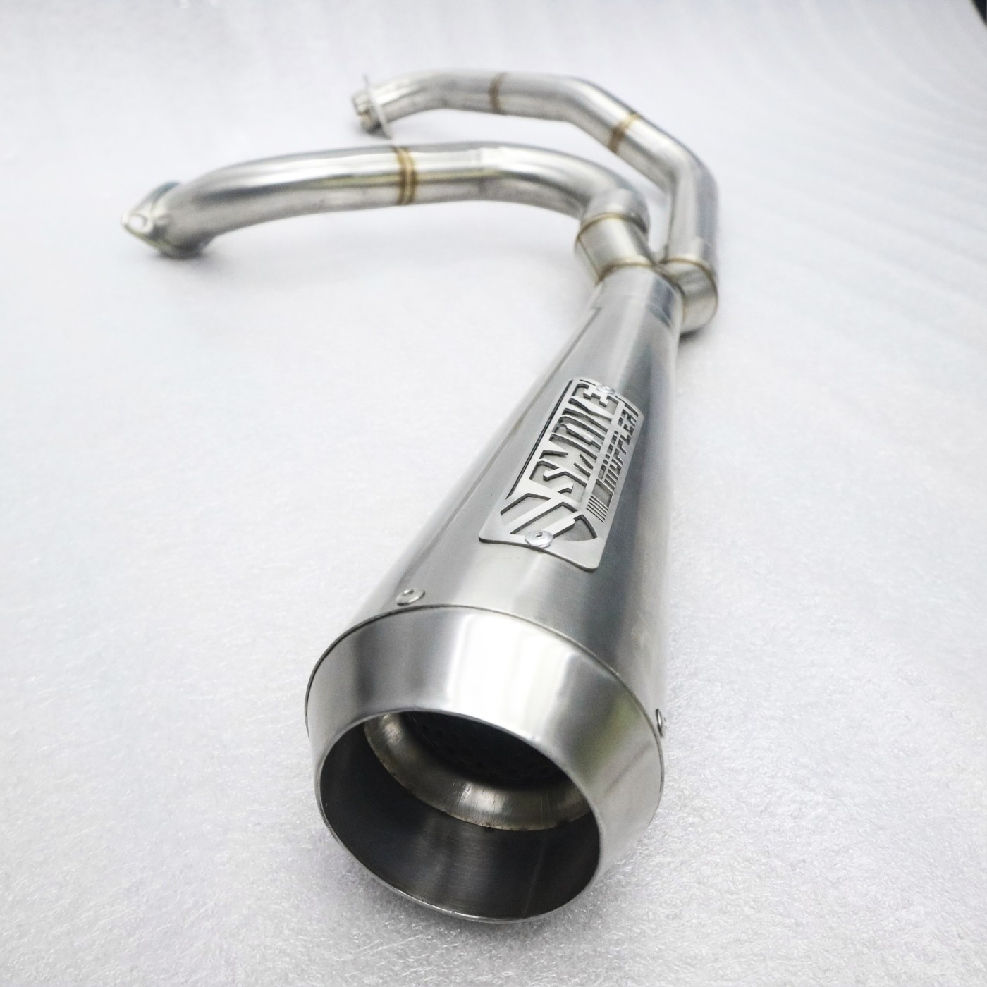 Exhaust System 2 into 1 Fit For 1999-2017 Harley Davidson Dyna Super Glide FXD