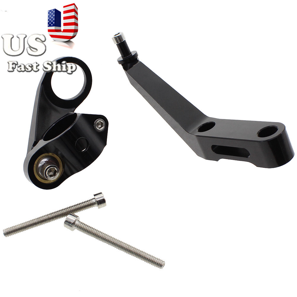 CNC Steering Damper Stabilizer Linear +Bracket Mount For CBR954RR 2002-2003