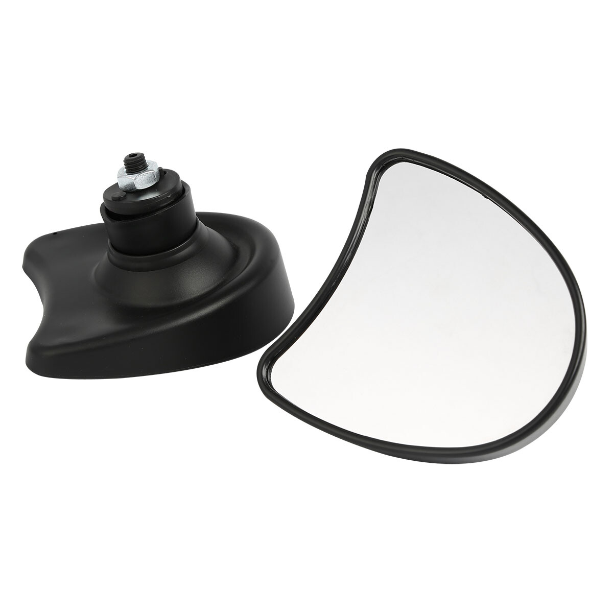 10mm Wide Fairing Mount Rear View Mirrors For Harley Touring Electra Glide 96-13