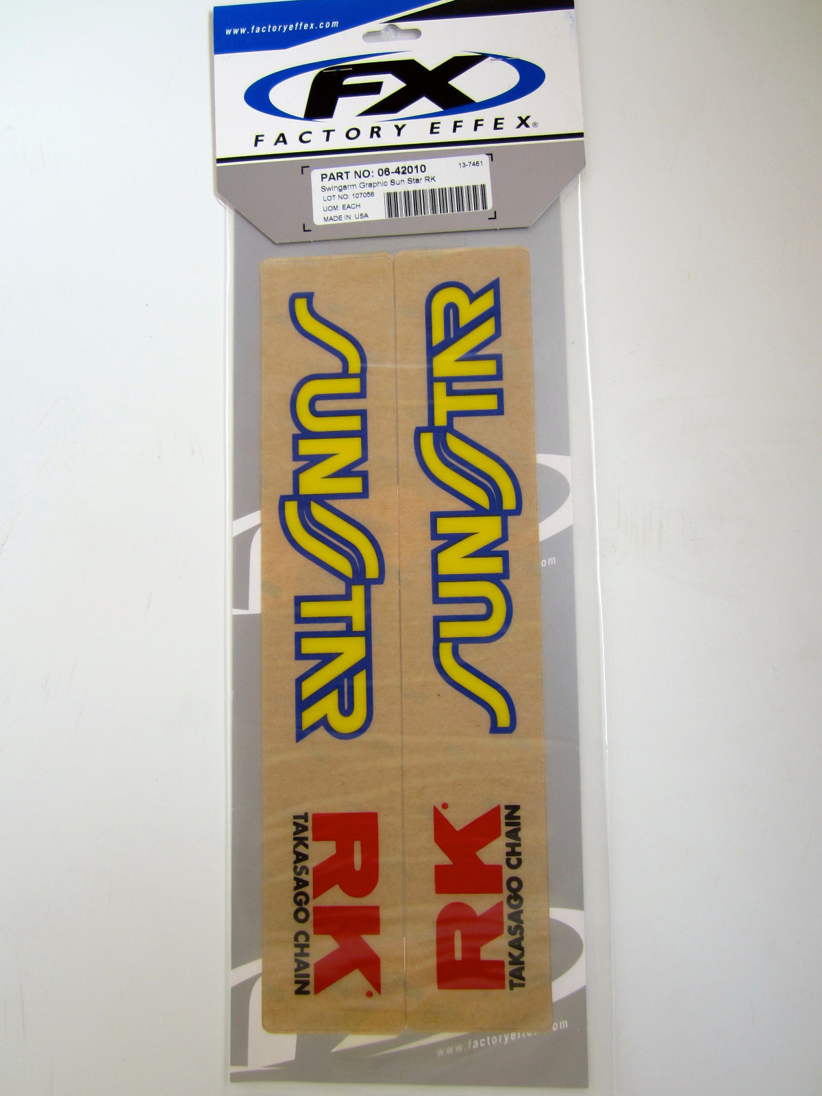 Factory Effex Swing Arm Swingarm Graphics Universal Sunstar RK NEW