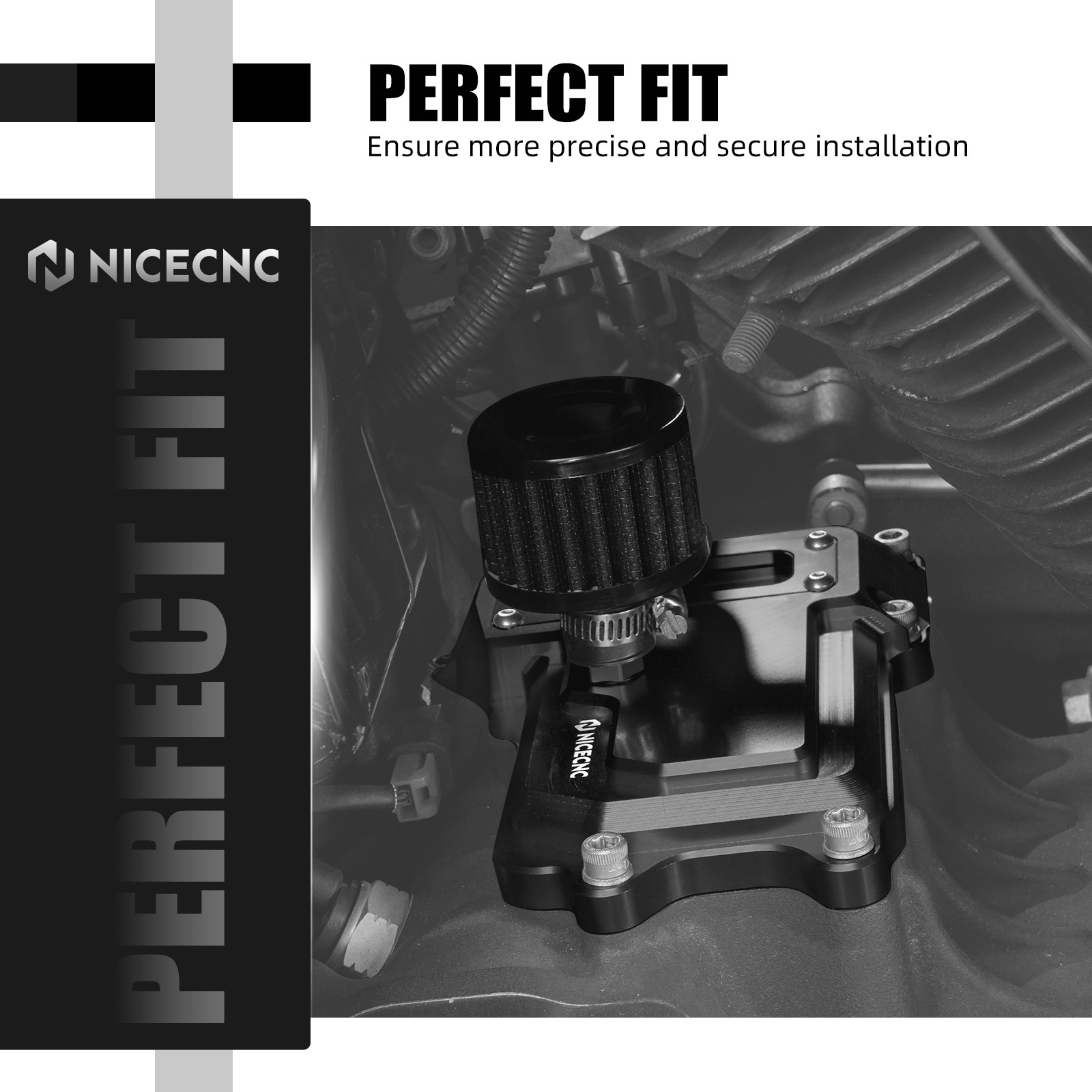 NICECNC Transmission Top Cover Kit For Harley M8 Road Glide Custom FLTRX 2010-13