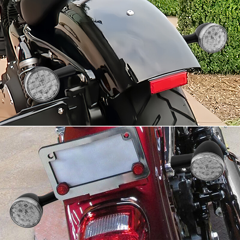 Rear Turn Signal Lights Fit For Harley Softail 2000-25 Touring Road Glide 09-24