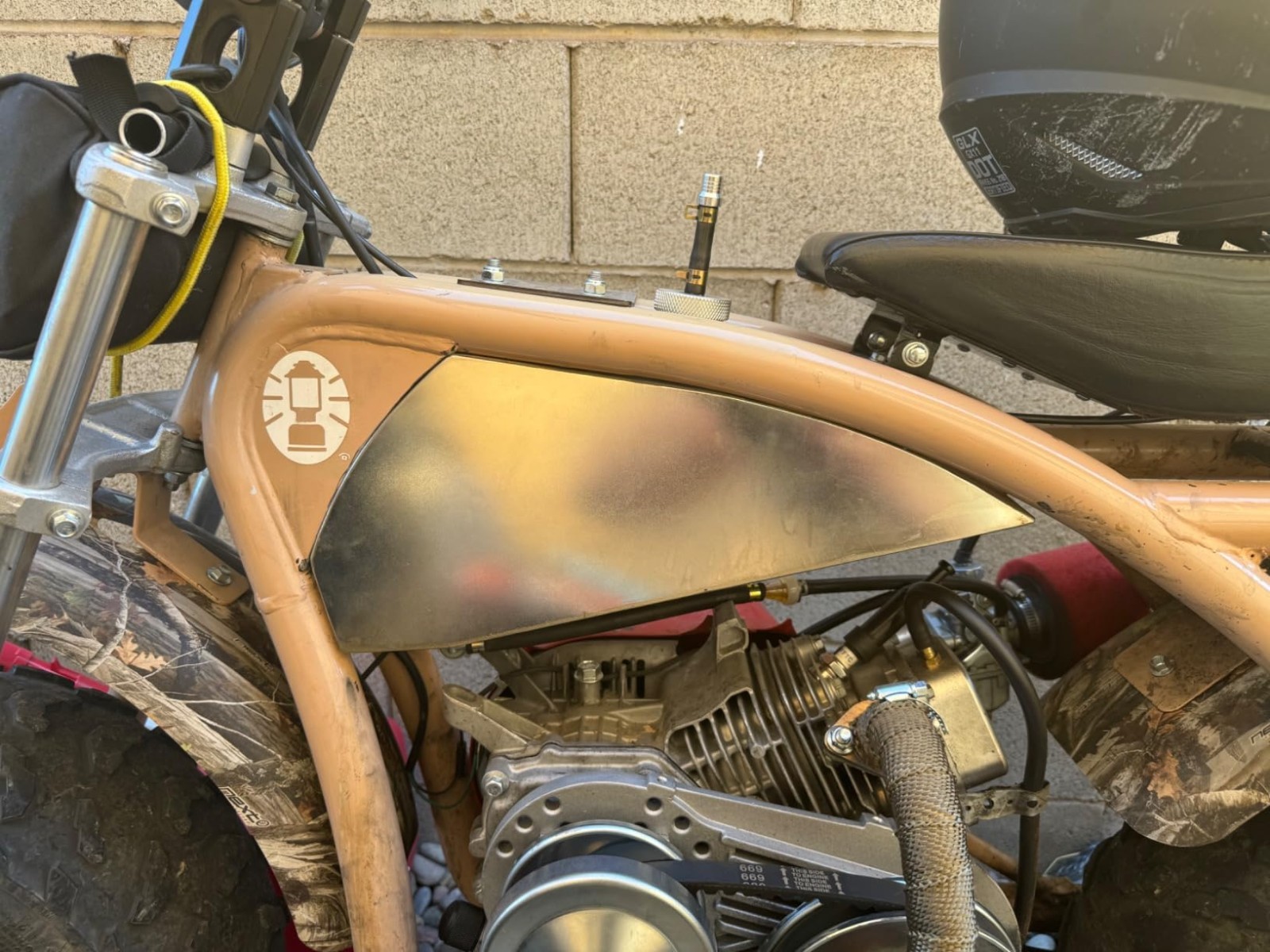 el Gas Tank Fuel Can For Hisun HS200-7 196cc Engine Mini Bike