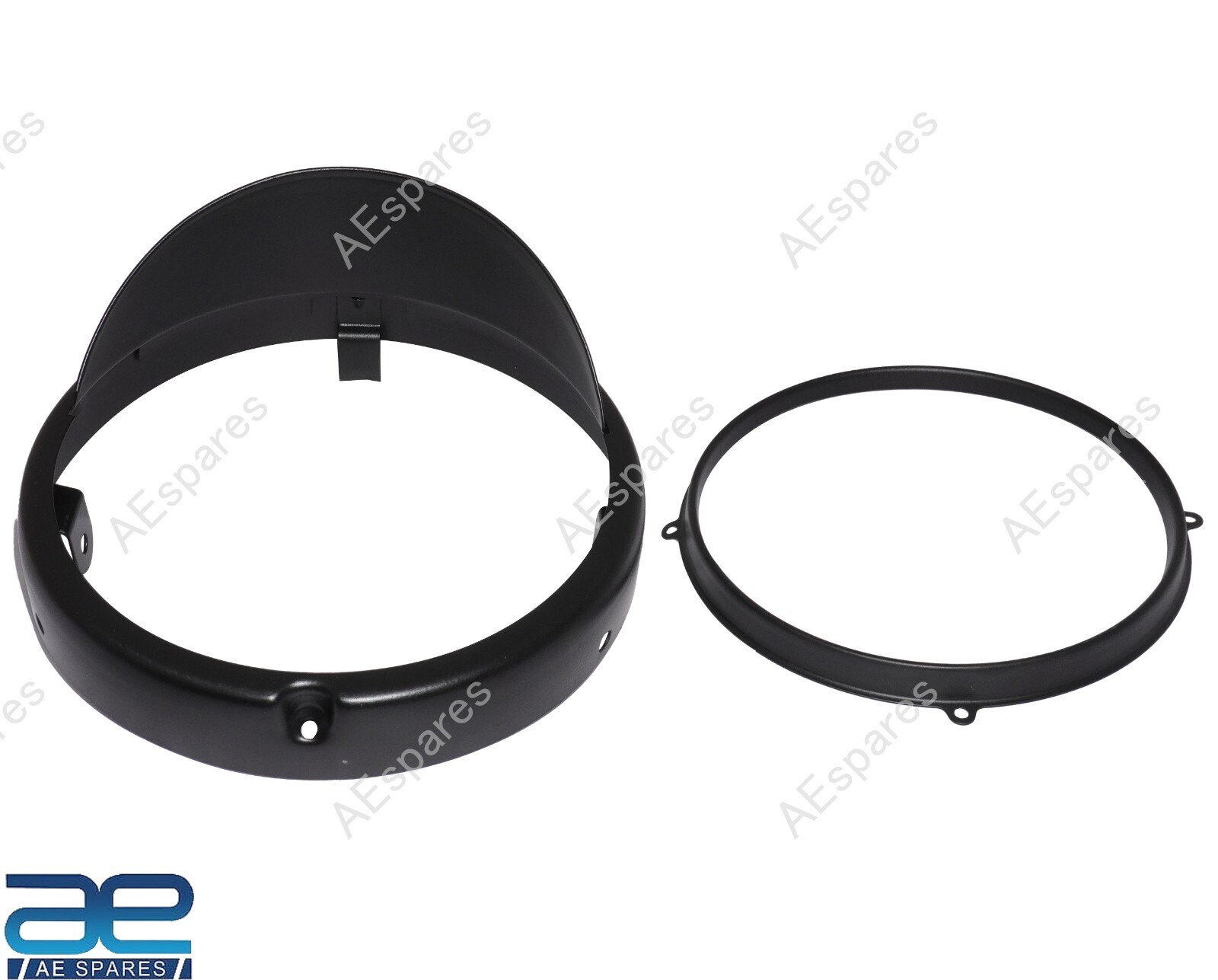 Headlamp Inner Outer Ring Rim Black For Royal Enfield New Classic Reborn 350 ECs