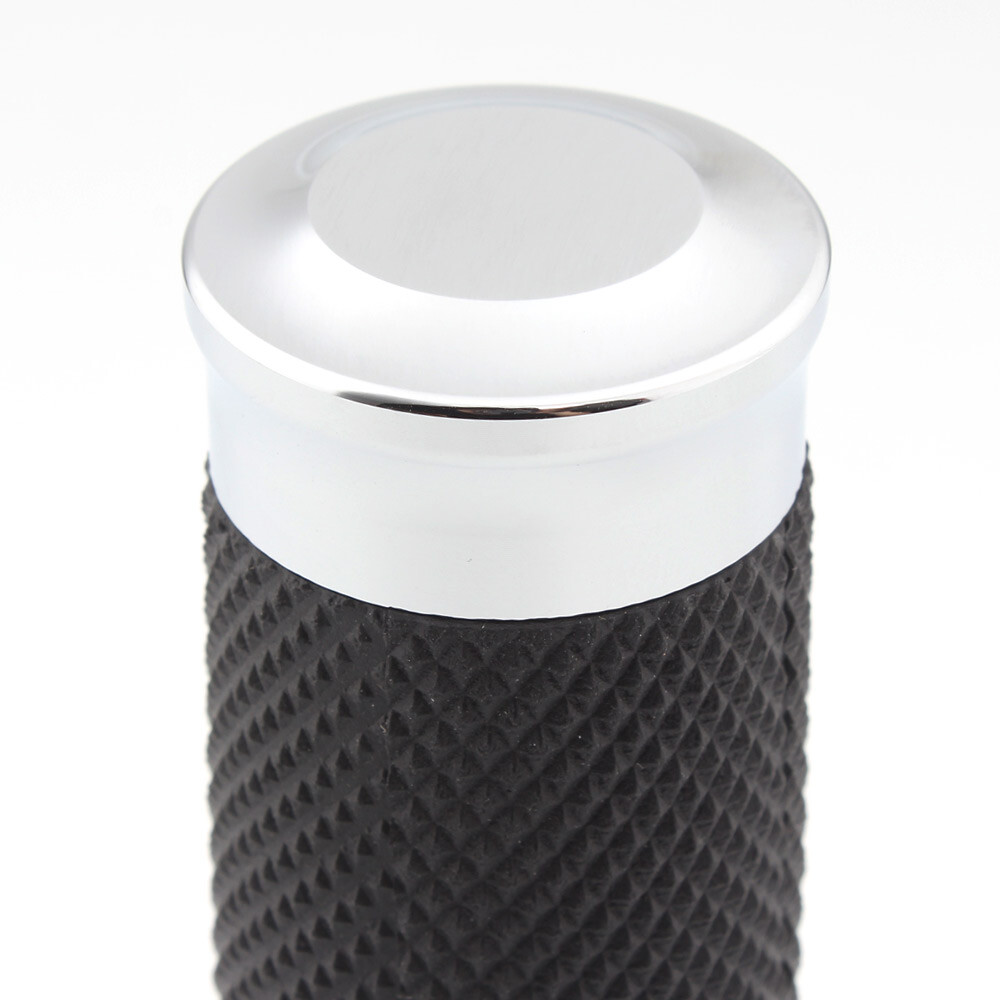 Motorcycle 1″ Hand Grips 26mm Handlebar Grips For Harley Honda Suzuki Kawasaki