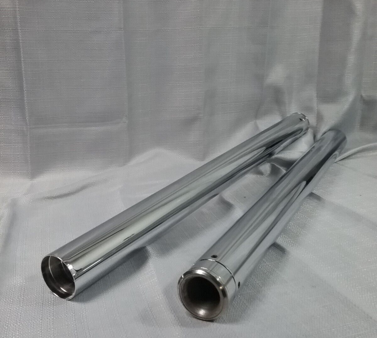 NEW CUSTOM CYCLE ENGINEERING T 2013 FORK TUBES 49MM DYNA STOCK 25.5″