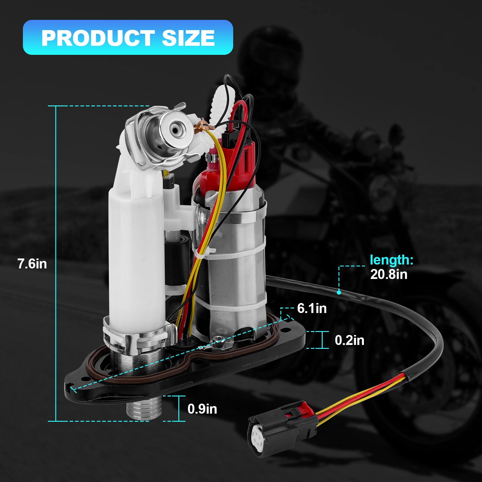 Fuel Pump Module Assembly For 07-19 Harley-Davidson Sportster 1200 883 75305-07A